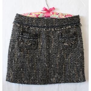 ESPRIT Tweed Skirt with Pockets, Lined, Women's Size 8